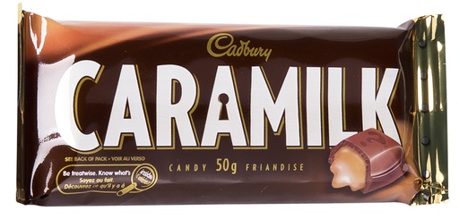 [312639] Caramilk Chocolate Bar 50g - (48 units)