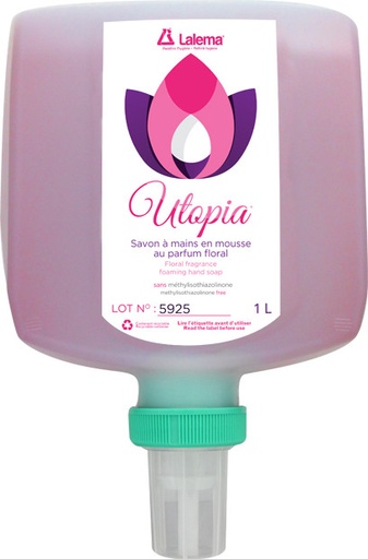 [LM0059258X1] Cartouche de savon moussant Utopia 1L (8 unités)