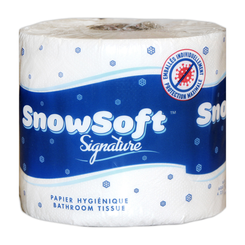 [4994048, TT600] Papier Toilette Double Rouleau 600 feuilles2 Plis-Snow Soft  (24 unités)