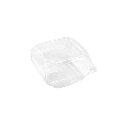 [4187177] Hinged RPET Lunch Box 6"x6"x3.25" - Dome Lid (250 units)
