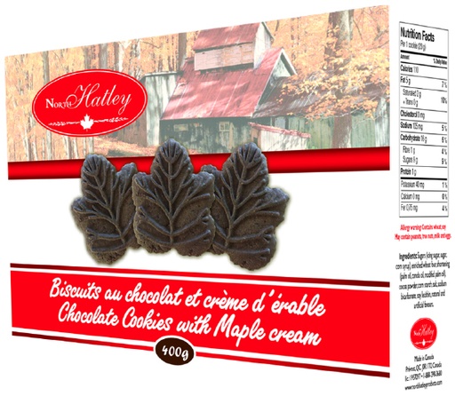 [CMC15C ] Maple chocolate cookies 400g - (24 units)