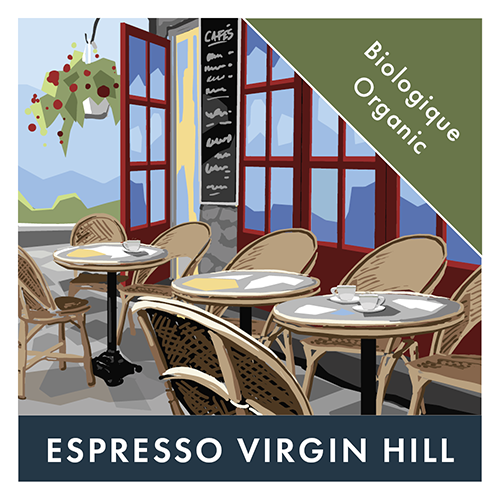 [B1EVHG9] BVH - Organic Espresso Virgin Hill 1kg Tray - Beans (9 units)