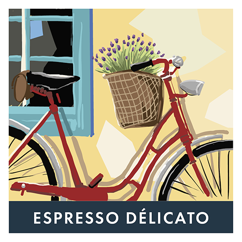 [R1EDeG9] BVH - Espresso Délicato 1kg Plateau - Grains (9 unités)