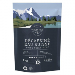 [R1DESG1] BVH Décaféiné Eau Suisse 1kg - Grains (1 unité)