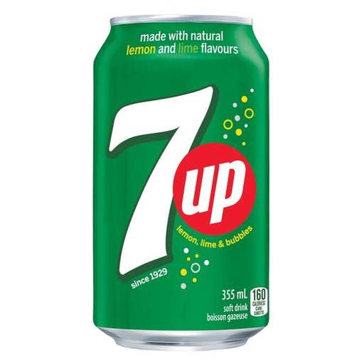 [64269, liqueur] 7up  355mL - Canettes (24 unités) 