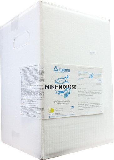 [FF008080000] Mini-Mousse Détergent à lessive en poudre 20kg - (1 unité)