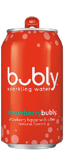 [166538] Bubly Strawberry 355mL - (12 units)