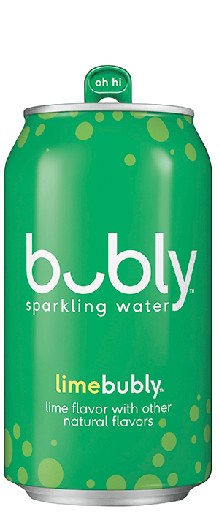[166537] Bubly Citron Vert 355mL - (12 unités)