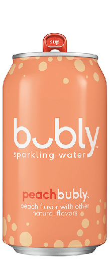 [198346] Bubly Pêche 355mL - (12 unités)