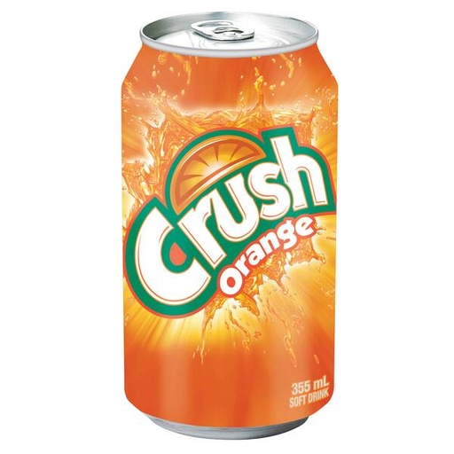 [64287  ,liqueur] Crush Orange 355mL - Canettes (24 unités)