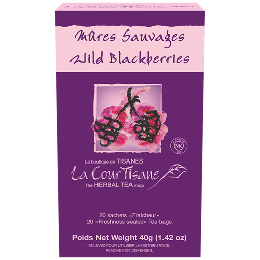 [20026, F4O] Wild Blackberries 40g - Herbal Tea (6x20 units)