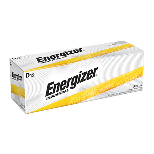[XB875] Alcalines industrial batteries D, 1.5V (12un)