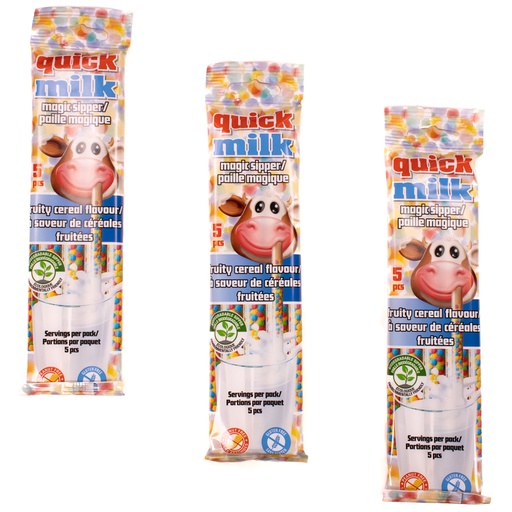 [2159] Quick Milk Céréale fruitée Bio-(20 unités)