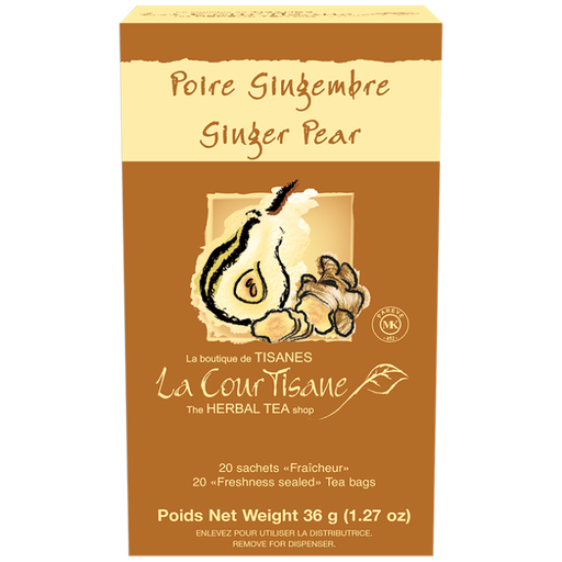 [20028, F4O] La Courtisane Ginger Pear Tea - (6x20 units)