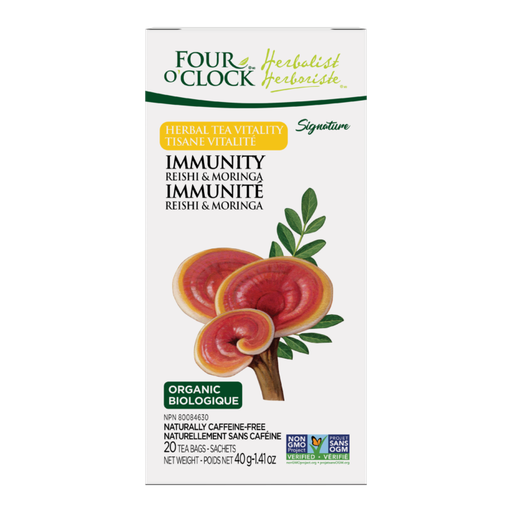 [50033, f4o] Immunité Reishi et Moringa 32g - Tisane (6x20 units)