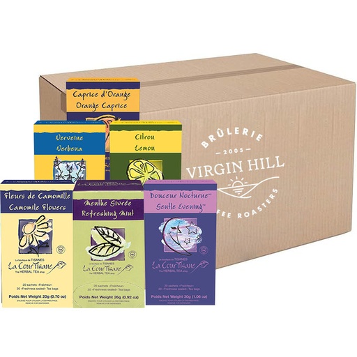 [F4O] Assortiment de Thé Relaxant Saveurs Variées - (120 unités)