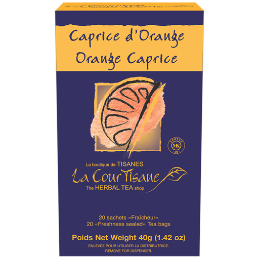 [20022, F4O] Caprice d'orange sauvages 40g courtisane - Tisane  (6x20 unités) 
