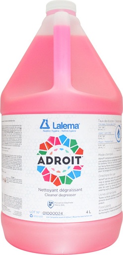 Adroit-nettoyant et dégraissant industriel-4L