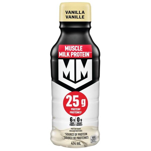 [205727] Muscle Milk Protein Vanilla - 414ml bottle (12 units)