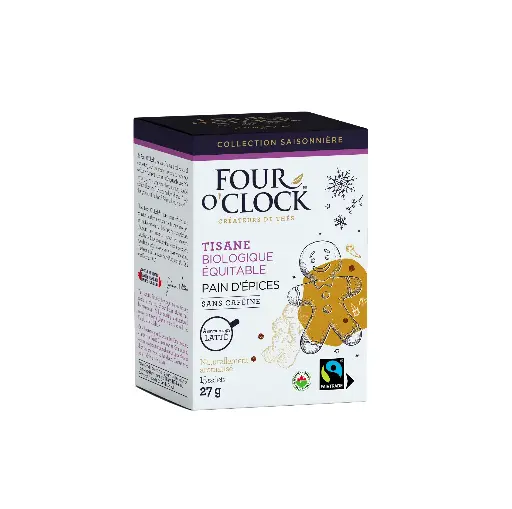 [F4O, 40338] Gingerbread Organic Fairtrade Herbal Tea (6x15 un)  