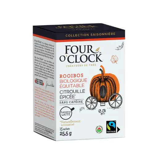 [?]  Four o'clock herbal tea- Rooibos organic pumpkin spice (6x15 units)