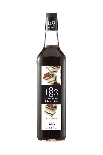 1883 Sirop Tiramisu 1L - Verre (1 unité)