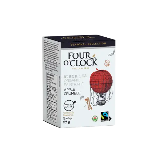 Apple Crumble Organic Fairtrade Black Tea - (6x15 units)