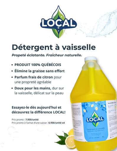 "Local" dish detergent-4L