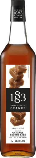[184508] 1883 Salted caramel Syrup 1L - Glass (1 unit) 
