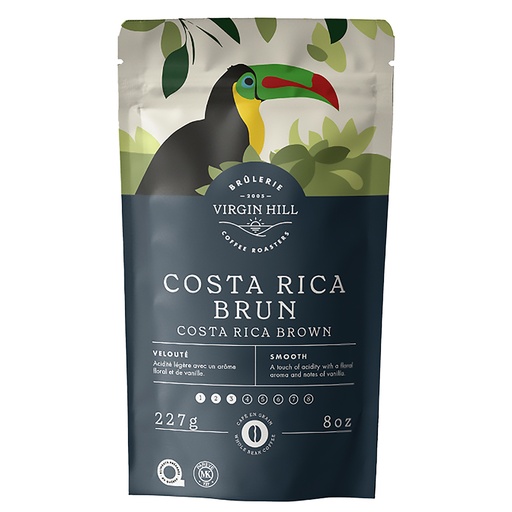 [R227CRBrG] BVH Costa Rica Brun 227g - Grains (10 unités)
