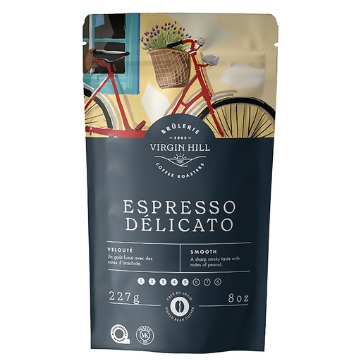 [R227EDeG] BVH Espresso Délicato 227g - Grains (10 unités)