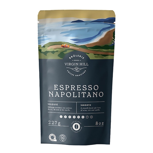 [R227ENaG] BVH Espresso Napolitano 227g - Grains (10 unités)