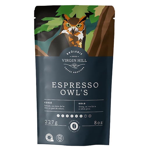 [R227EOwG] BVH Espresso Owl's 227g - Grains (10 unités)