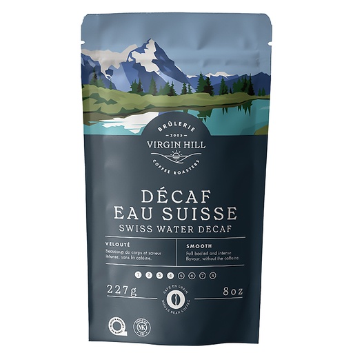 [R227DESG] BVH Décaféiné Eau Suisse 227g - Grains (10 unités)