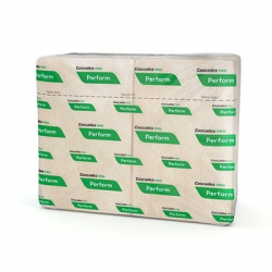 Interfold Natural Paper Napkin "Perform T411B" - 1 Ply (16x376 units)