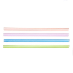 [7530072] Paille géante néon pour Bubble Thé  10" - Plastique (600 unités)