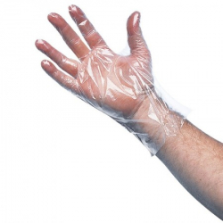[9203089] Clear Hygienic Poly Gloves - Medium (10x50 units)