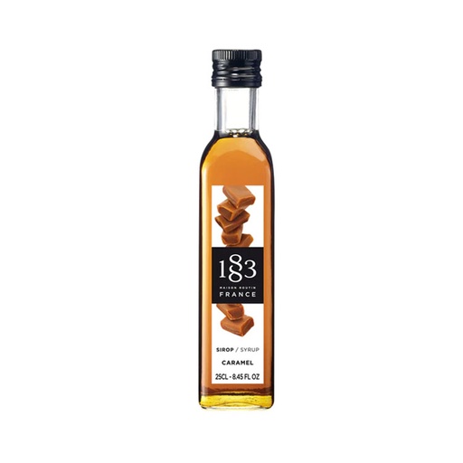 [680644] 1883 Caramel Syrup 250mL - Glass (1 unit)