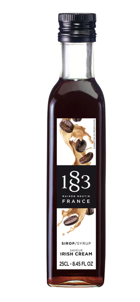 [680645] 1883 Sirop Crème Irlandaise 250 mL - Verre (12 unités)