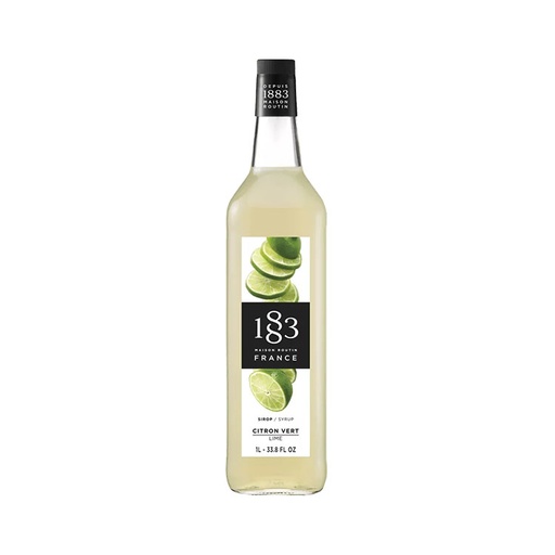 [181642] 1883 Sirop Citron Vert 1L - Verre (1 unité)