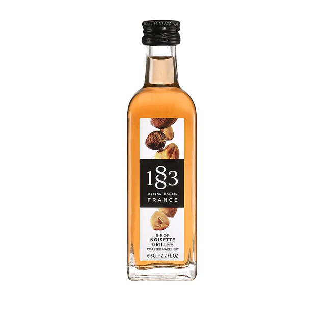 [985330] 1883 Roasted Hazelnut Syrup 65mL - Glass (20 units)