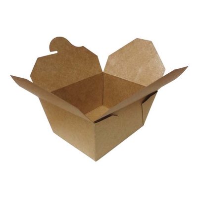 [7039451] Boîte refermable Kraft 28 oz 5"x4.5"x2.5" - #1 (450 unités)