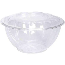 [4190042] Clear Salad Bowl With Lid 32oz - (150 units)