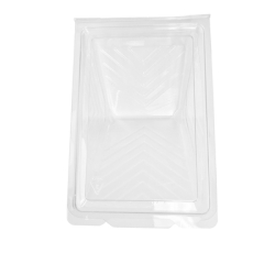 [4207720] Hinged Clear RPET Sandwich Box Double - R-720 (300 units)