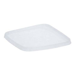 [4201290] Couvercle Carré Clair Déli pour  8-16oz - Sécure (500 unités)