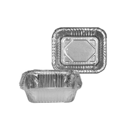 [0060200] Contenant Aluminium oblong de 1lb 1.8"x4.7"x1.7" - (1000 unités)