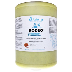 [qc000604jug] Rodeo Savon antibactérien pour les mains avec abrasif 4L - (1 unité)
