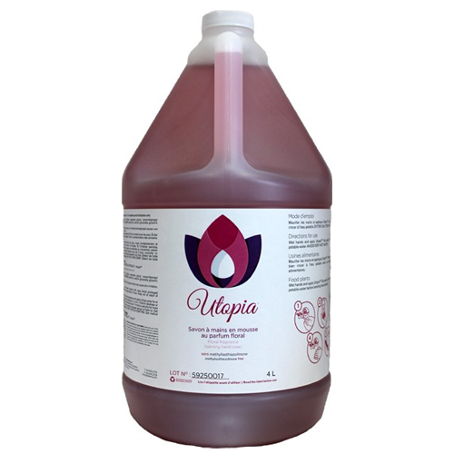 [LM0059254.0] Savon Main liquide moussant 4L -Utopia  (1 unité)